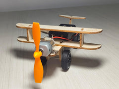 DIY Wooden Airplane Model Kit - Educational Manual Skills Development Tool
