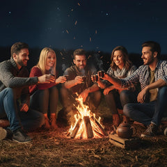 4 Pcs 70 ml Travel Cups with Leather Case